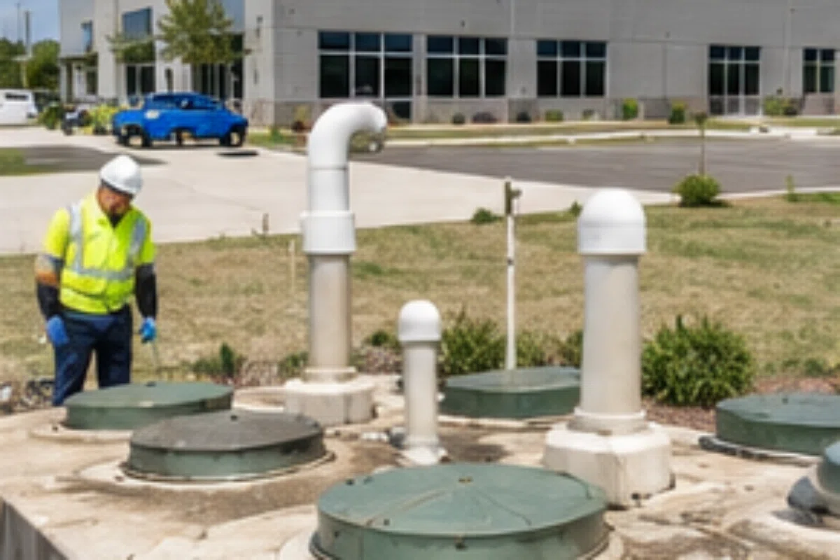Camera or visual inspection of septic lateral piping and connections in Covington, KY
